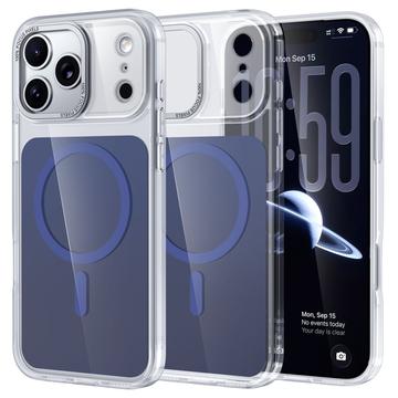 iPhone 17 Pro Max Husă hibridă în două tonuri - compatibilă cu MagSafe - albastru