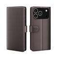 Husă Piele Portofel cu Kickstand iPhone 17 Pro Max - Maro