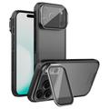Husă Hibrid iPhone 17 Pro - Nillkin CamShield Prop - Negru translucid