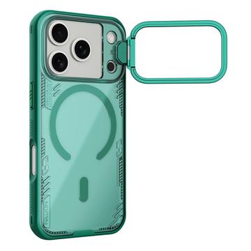 Husă magnetică iPhone 17 Pro Nillkin IceBlade Prop - compatibilă cu MagSafe, capac cu lentilă glisantă - verde