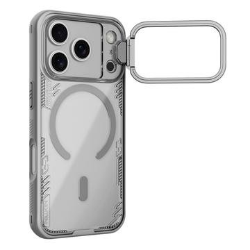 Husă magnetică iPhone 17 Pro Nillkin IceBlade Prop - compatibilă cu MagSafe, capac cu lentilă glisantă - Gri
