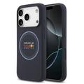 Husă din Silicon Lichid iPhone 17 Pro Oracle Red Bull Racing Blue Ring - MagSafe compatibil - Marina