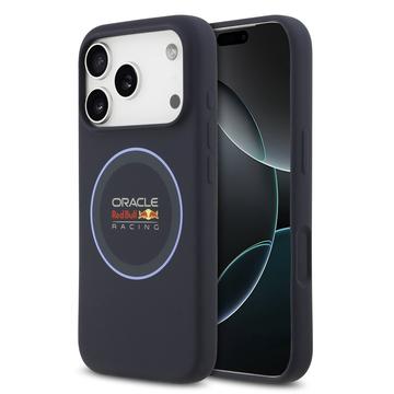 Husă din Silicon Lichid iPhone 17 Pro Oracle Red Bull Racing Blue Ring - MagSafe compatibil - Marina