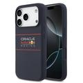 Husă din silicon cu logo orizontal iPhone 17 Pro Oracle Red Bull Racing - MagSafe compatibil - Marinei
