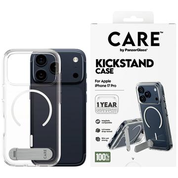 Husă iPhone 17 Pro PanzerGlass Care Kickstand - compatibil MagSafe - Transparent