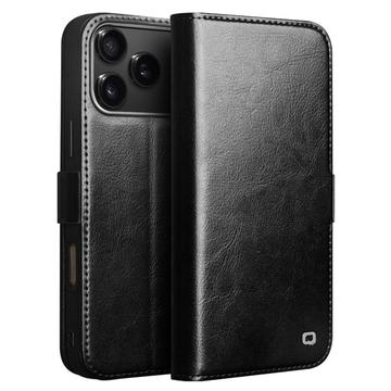 Husă Piele Portofel iPhone 17 Pro - Qialino Classic