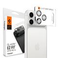 iPhone 17 Pro Spigen Glas.tR Ez Fit Optik Pro XL Protector pentru lentilele camerei - Argint