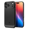 Husă TPU iPhone 17 Pro - Spigen Rugged Armor Mag - Negru