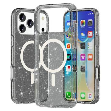 Husă Hibrid iPhone 17 Pro - Stylish Glitter - Compatibil MagSafe