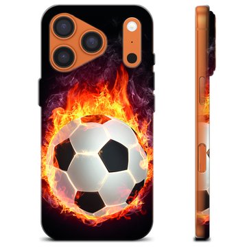 Husă TPU - iPhone 17 Pro - Fotbal în Flăcări