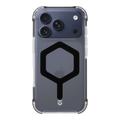Husă iPhone 17 Pro Tactical MagForce Hexagon - Compatibilă cu MagSafe - Negru / Transparent