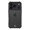 Husă cu colțuri ranforsate iPhone 17 Pro - Tactical Quantum Stealth - transparentă / neagră