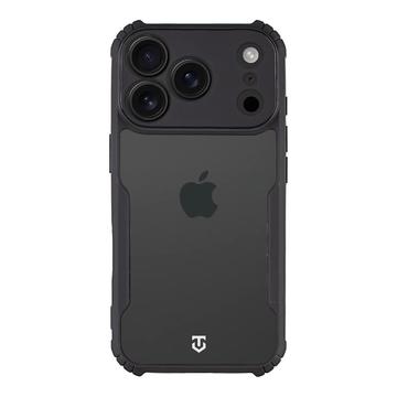 Husă cu colțuri ranforsate iPhone 17 Pro - Tactical Quantum Stealth - transparentă / neagră