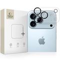 Protecție din sticlă călită pentru cameră iPhone 17 Pro Tech-Protect Cam Fit+ - transparentă