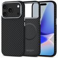 Husă din plastic iPhone 17 Pro Tech-Protect Ion Carbon - compatibilă cu MagSafe - negru / argintiu