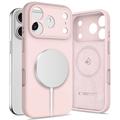Husă din silicon lichid iPhone 17 Pro Tech-Protect - MagSafe compatibil - Perla Roz