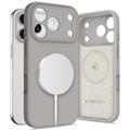 Husă din silicon lichid iPhone 17 Pro Tech-Protect - compatibil MagSafe - Gri de piatră