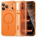 Husă MagSafe iPhone 17 Pro Tech-Protect MagSlim - Mat / Portocaliu Cosmic