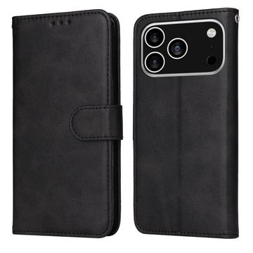 Husă portofel cu suport iPhone 17 Pro - negru