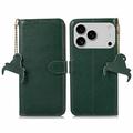 Husă Piele Portofel cu RFID iPhone 17 Pro