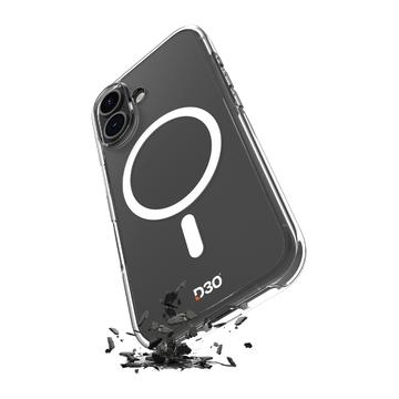 iPhone 17 Puro Impact Clear D3O Hybrid Case - Compatibil MagSafe - Transparent