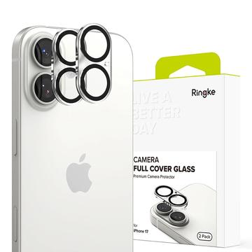 Protector complet pentru lentilele camerei iPhone 17 Pro Ringke - 2 buc. - Negru / Transparent