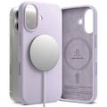 Husă iPhone 17 - Ringke Liquid Silicone MagSafe - Violet Deschis
