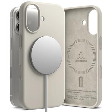 Husă iPhone 17 - Ringke Liquid Silicone MagSafe - Piatră