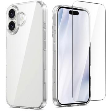 Husă TPU și Geamuri Protecție Ecran iPhone 17 - Saii 2-în-1