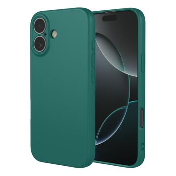 Husă din silicon rezistentă la șocuri pentru iPhone 17 - Verde negricios