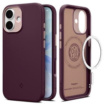 Husă iPhone 17 Spigen Nano Pop MagFit - Fasole Burgundy