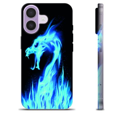 Husă TPU - iPhone 17 - Dragon din Foc Albastru