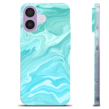 Husă TPU - iPhone 17 - Marmură Albastră