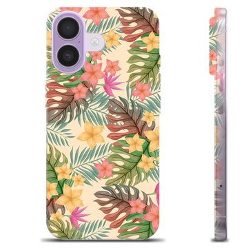 Husă TPU - iPhone 17 - Flori Roz