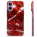 Husă TPU - iPhone 17 - Marmură Roșie
