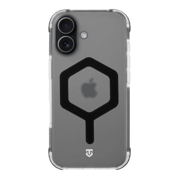 Husă iPhone 17 Tactical MagForce Hexagon - Compatibilă cu MagSafe - Negru / Transparent