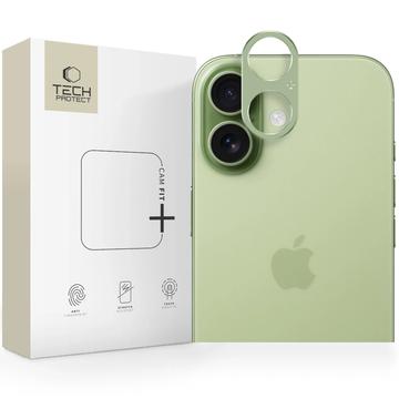 Protector de cameră din aluminiu iPhone 17 Tech-Protect Camalloy Fit+ - Salvie