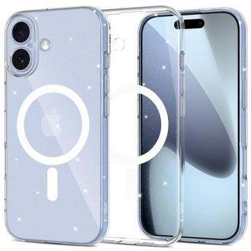 Husă TPU iPhone 17 Tech-Protect FlexAir Glitter MagSafe - Transparent