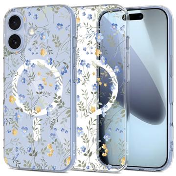 Husă TPU iPhone 17 - Tech-Protect FlexAir MagSafe - Flori de primăvară