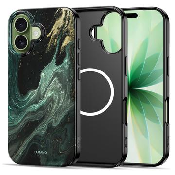 Husă MagSafe iPhone 17 Tech-Protect Lamano - Aură verde