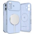 Husă din silicon lichid iPhone 17 Tech-Protect - compatibil MagSafe - Albastru ceață