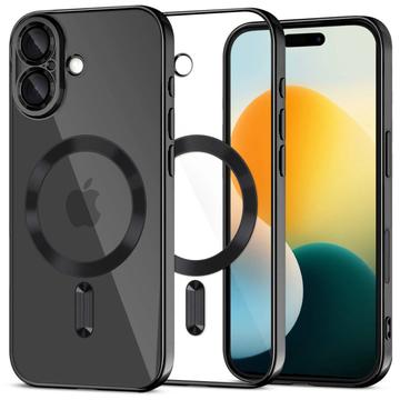 Husă iPhone 17 Tech-Protect MagFlex - Compatibilă cu MagSafe - Transparent / Negru