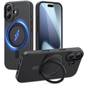 Husă MagSafe iPhone 17 Tech-Protect MagRing - Negru mat
