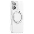 Husă cu 360 Kickstand iPhone 17 Torras O Fitness - Compatibil MagSafe - Transparent