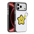 Husă cu inel pentru degete / curea pentru mână iPhone 18 Pro Dux Ducis Luvy - Alb / Star