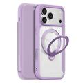Husă cu rabat magnetic iPhone 18 Pro Max Dux Ducis Skin X Pro - Violet