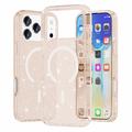 Husă Hibrid iPhone 18 Pro Max - Stylish Glitter - Compatibil MagSafe - Auriu