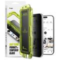 Geam Protecție Ecran Sticlă Temperată iPhone 18 Pro Ringke Easy Slide Privacy - 2 buc.