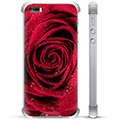 Husă hibridă pentru iPhone 5/5S/SE - trandafir
