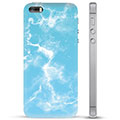 Husă Hibrid - iPhone 5/5S/SE - Marmură Albastră